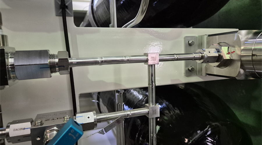 진공 2중관 배관